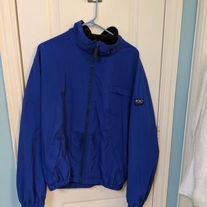 Vintage blue polo sport jacket